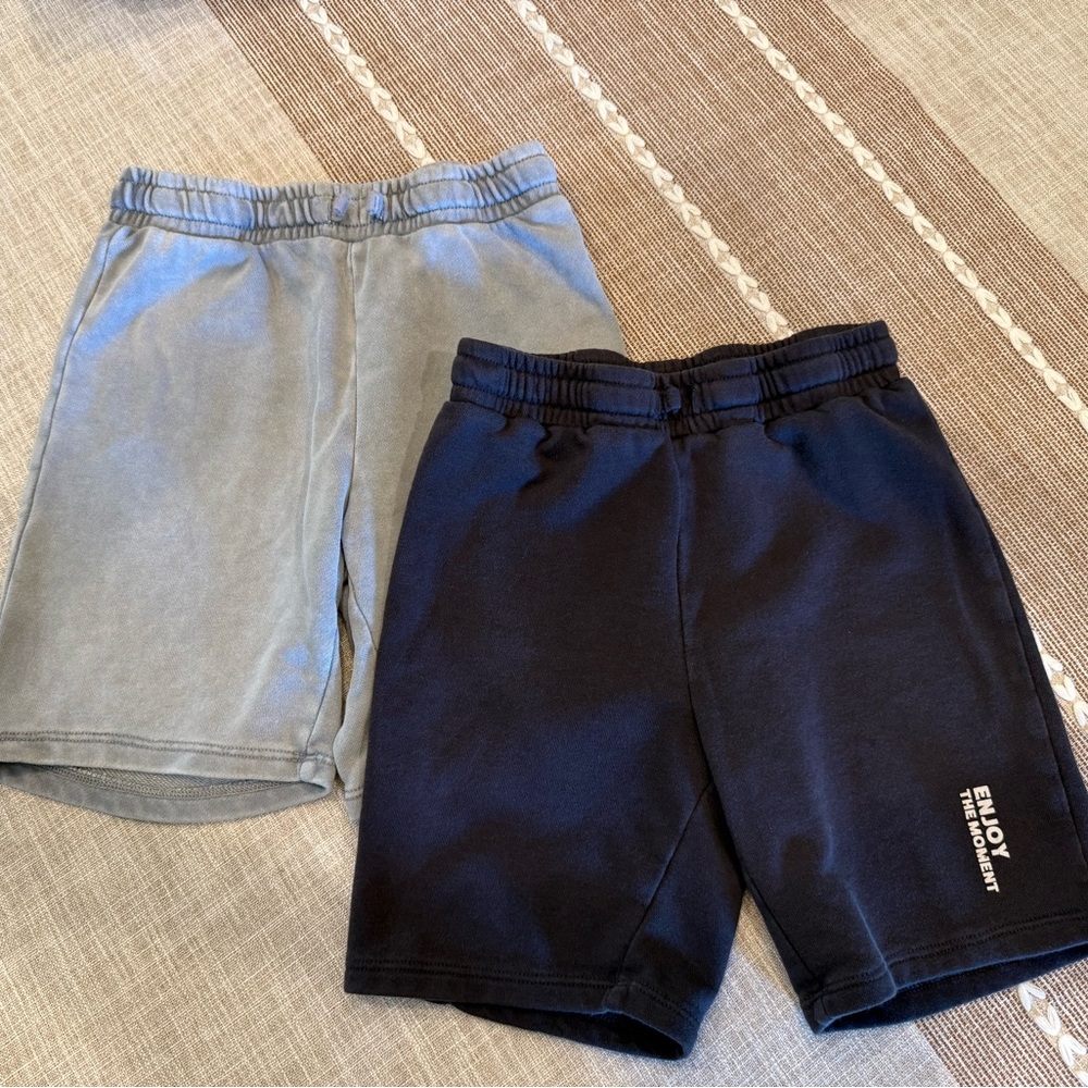 H&M Charcoal Elastic Waist Shorts